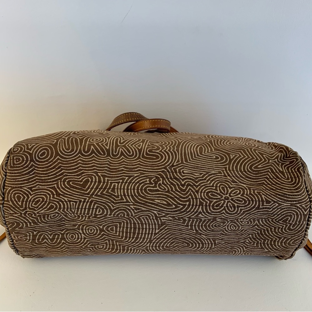 Stylish Brown Patterned Handbag - Picture 5 of 9